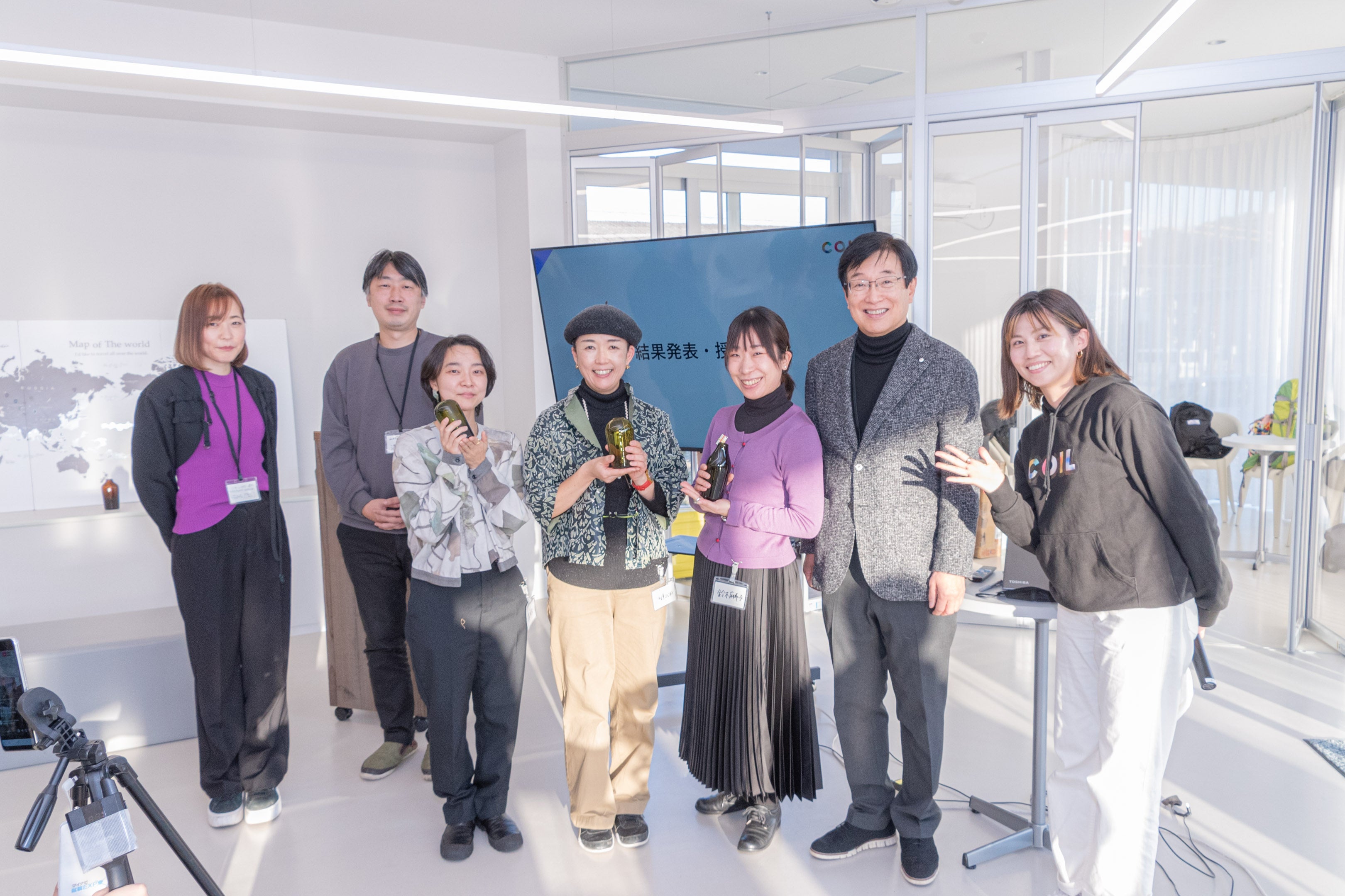 受賞者と審査員
