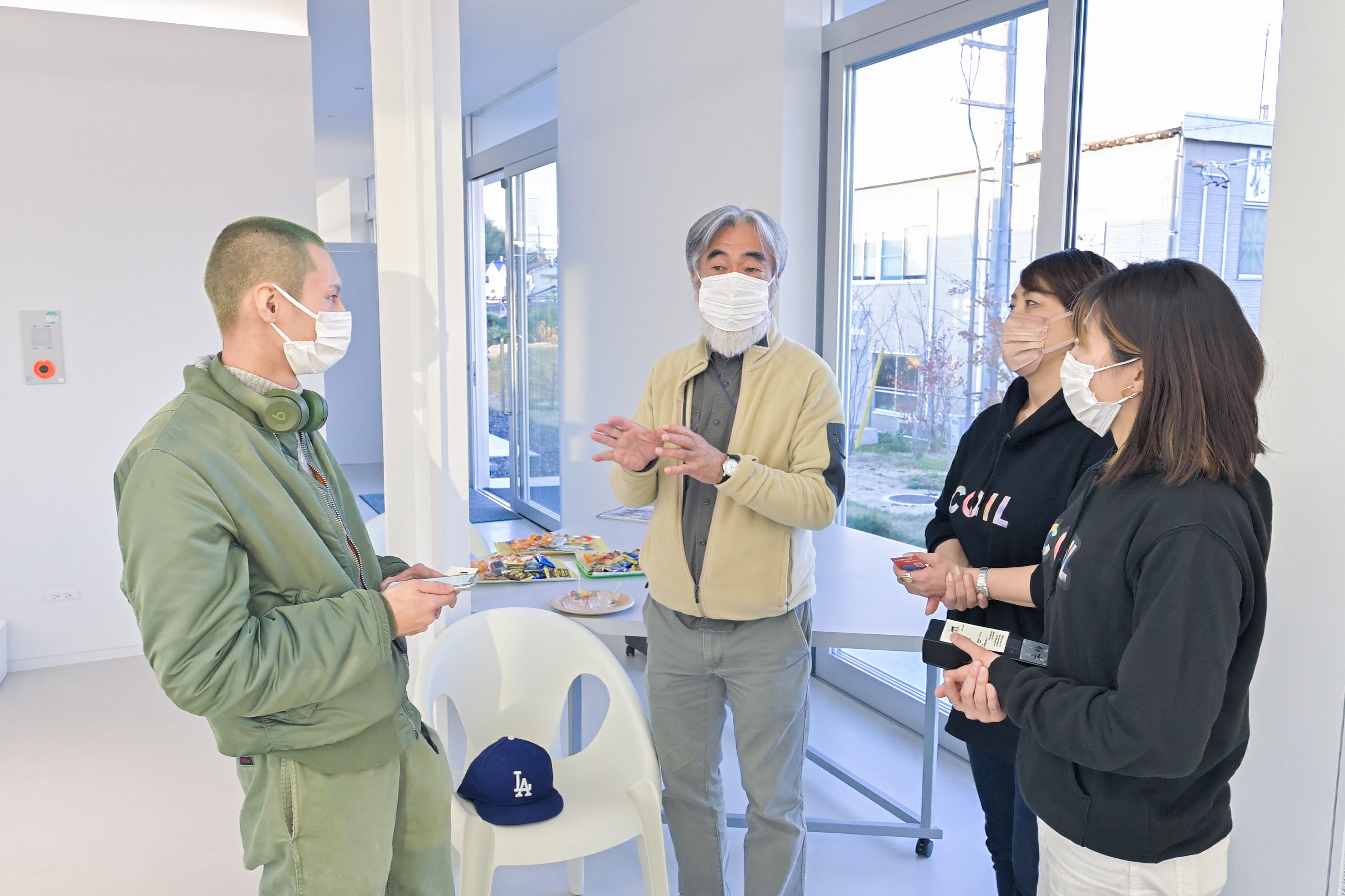 終了後の交流会の様子