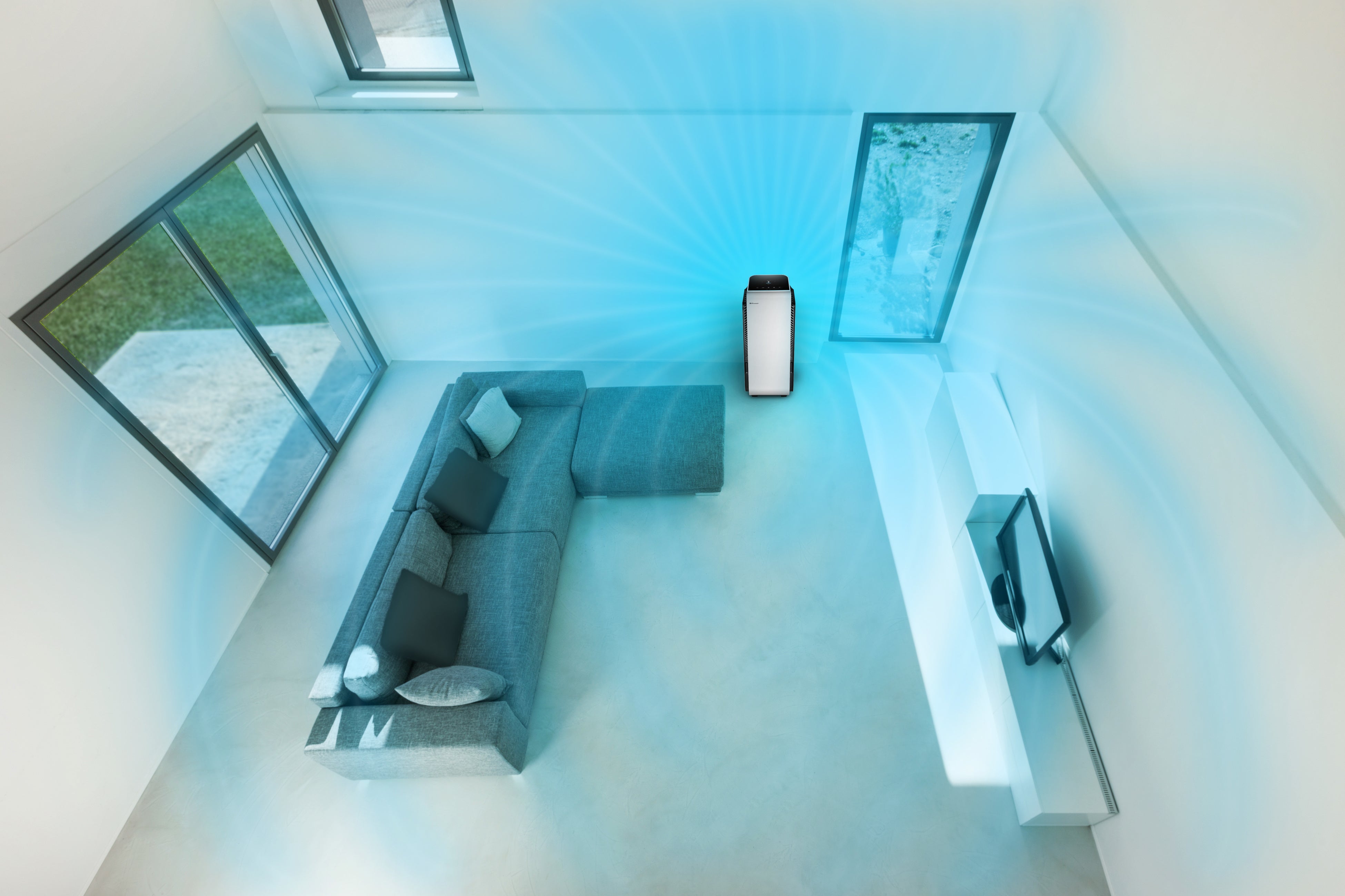 Blueair Protectのエアフロ―イメージ