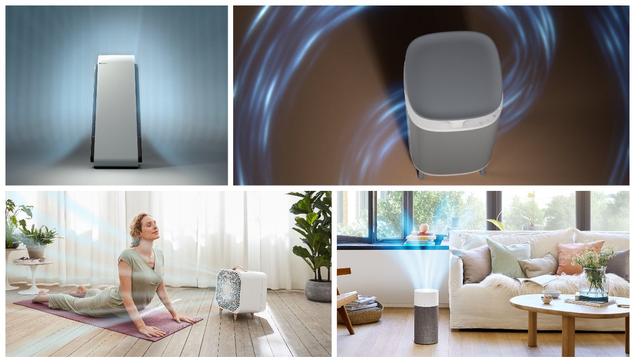 ブルーエア各シリーズの空気供給イメージ