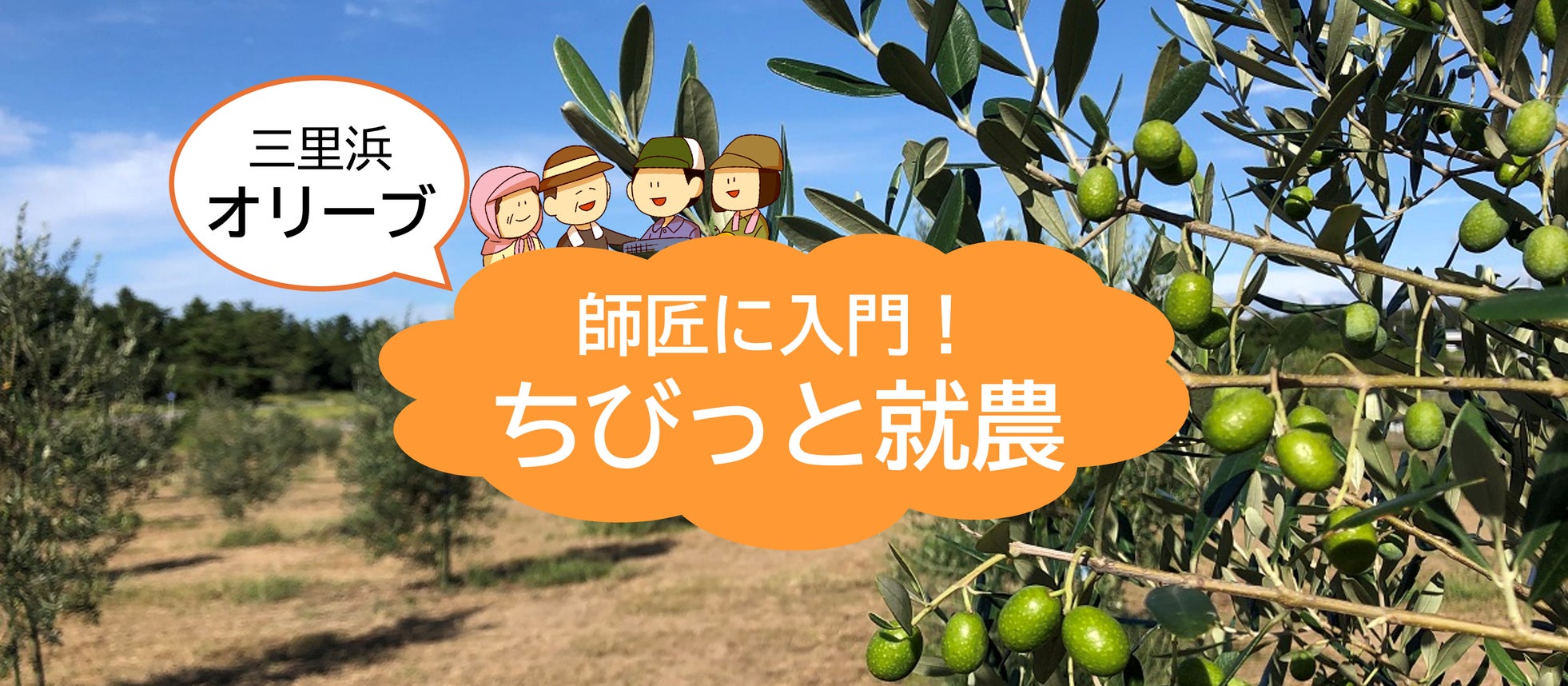 【交通費・宿泊費の助成あり】福井でオリーブ!?果実からオリーブオイルができる感動を体感!「10/30~11/1の就農体験」参加者募集中!
