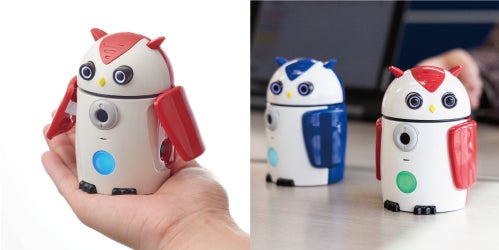 ミミズク型交流ロボット【ZUKKU】