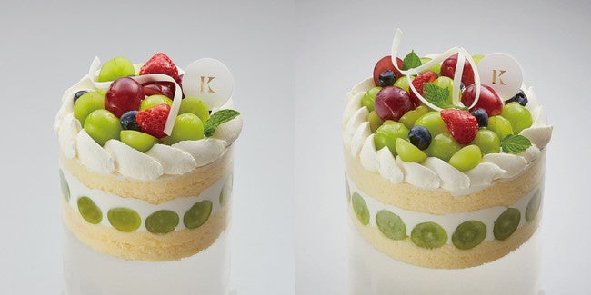 シャインマスカットケーキ　スモール　　　　　　　　　　　シャインマスカットケーキ　ファミリー