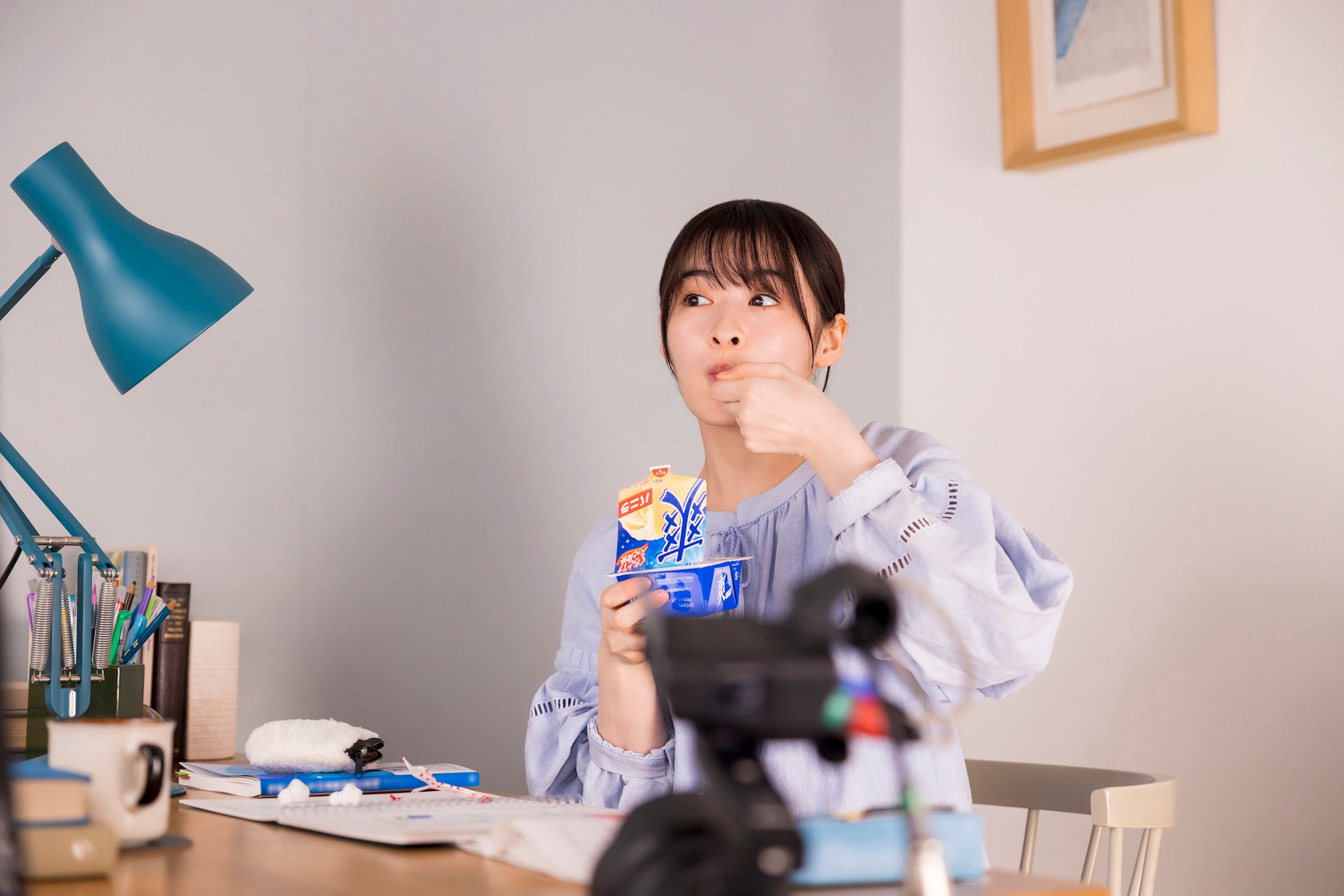 限定　森七菜　アイス　爽　バニラ　販促ボード　ロッテ 森七菜さん出演！ロッテ「爽」新WEB動画『爽の中からお疲れ様