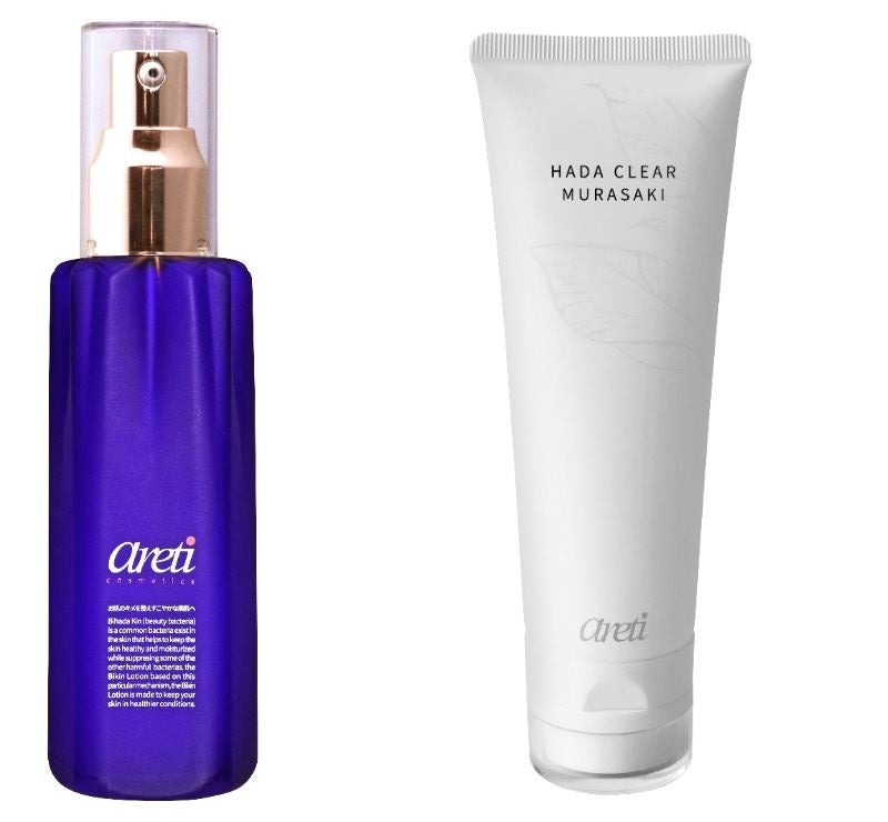 左 うる肌レシピローション（l1709）／右 MURASAKI（ w1906）