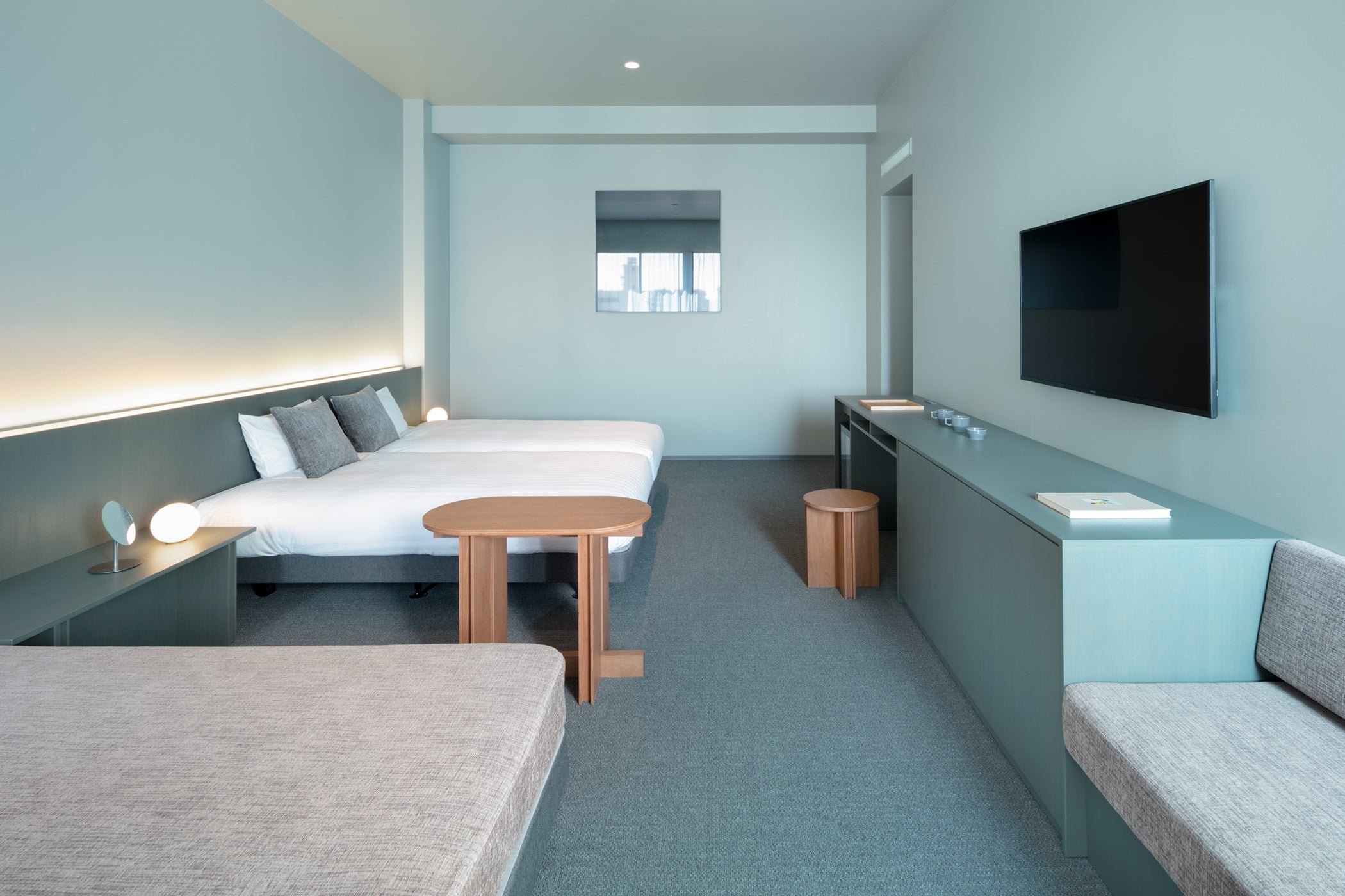 客室の一室（Superior 4） Photo by Takumi Ota