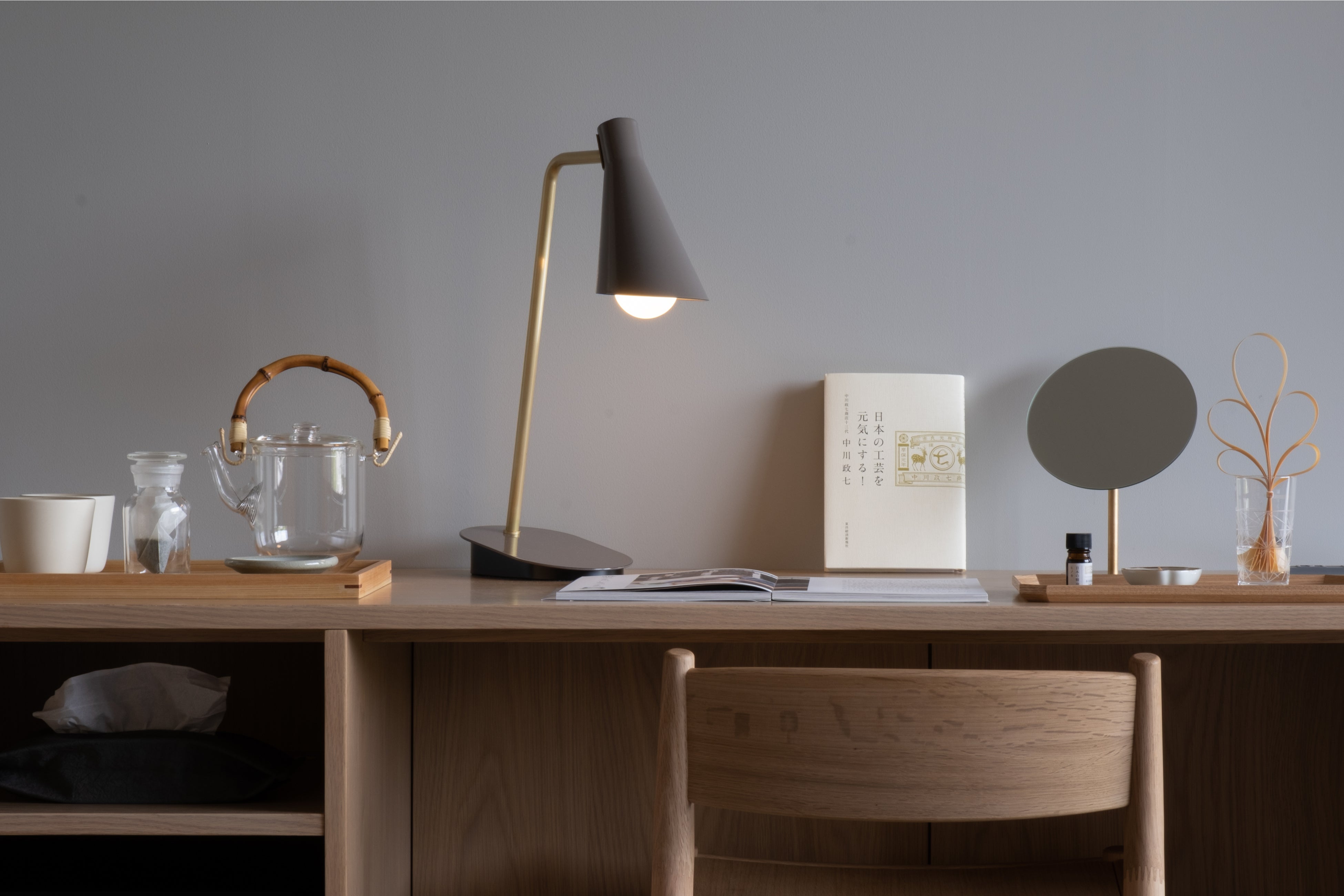 当プラン限定のお茶、香り、書籍のセット　