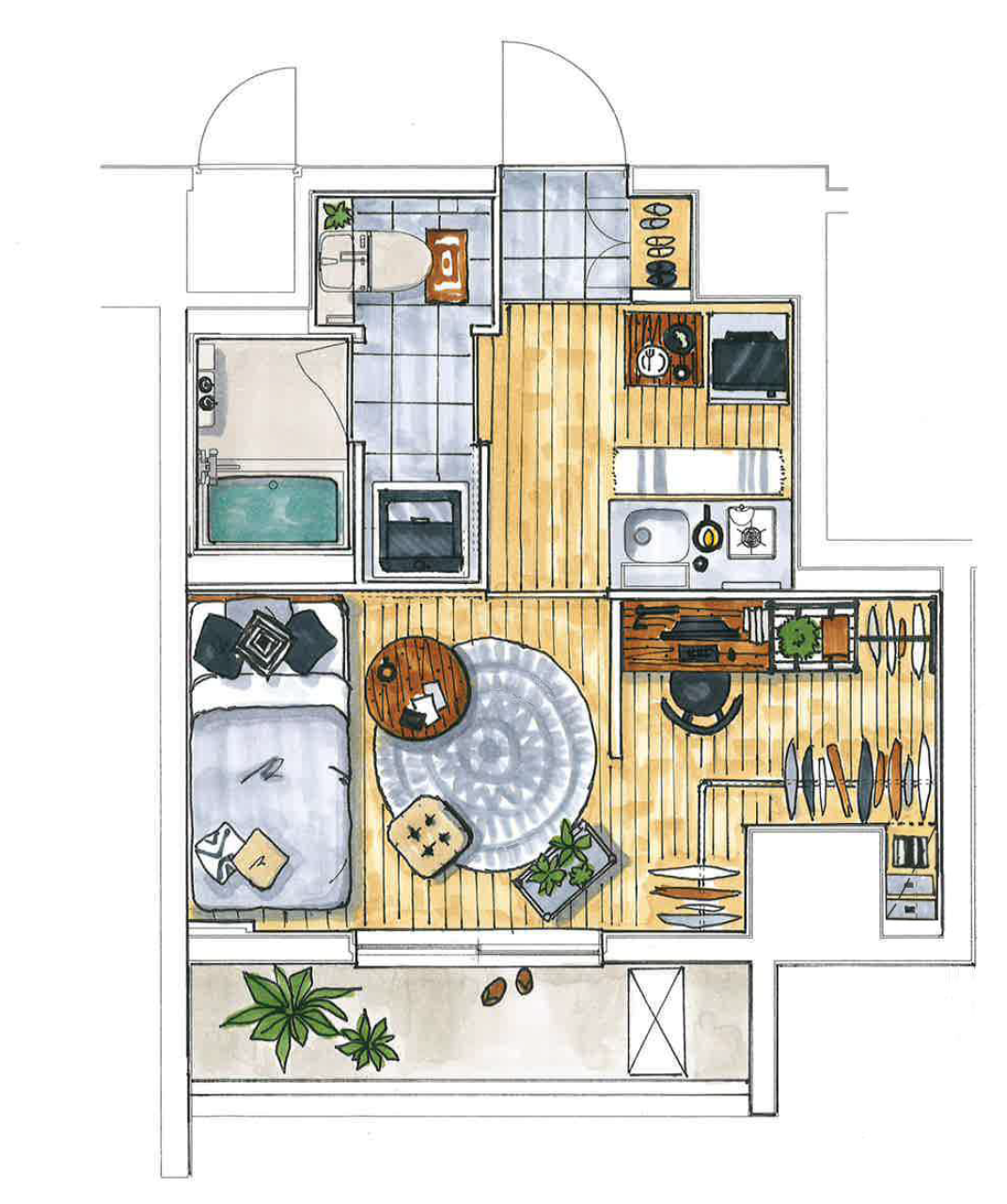 ＜E type（EDITion） 1K ＞ 使用イメージ２