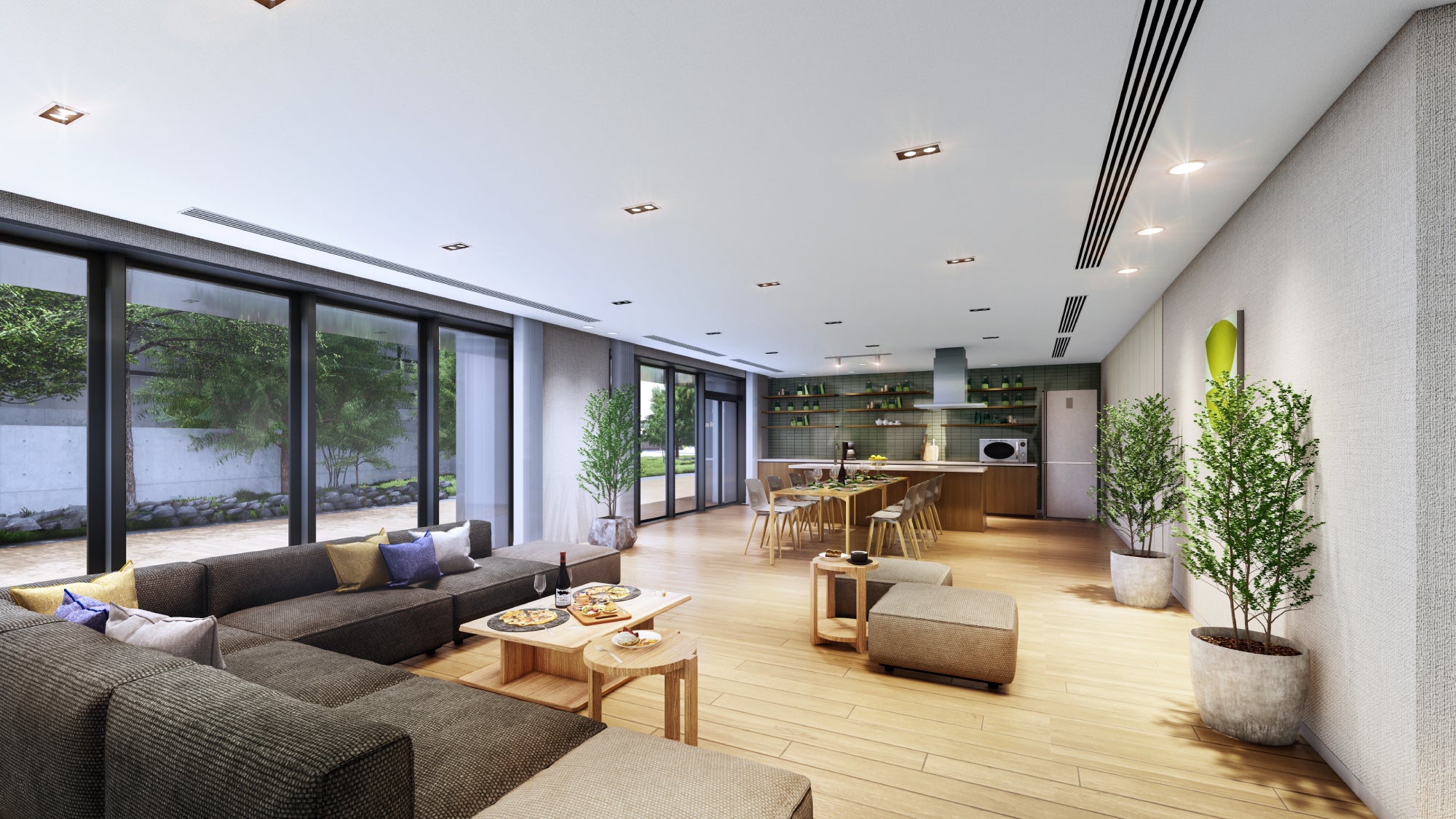 C棟パーティールーム完成予想｜提供元：晴海五丁目西地区第一種市街地再開発事業特定建築者