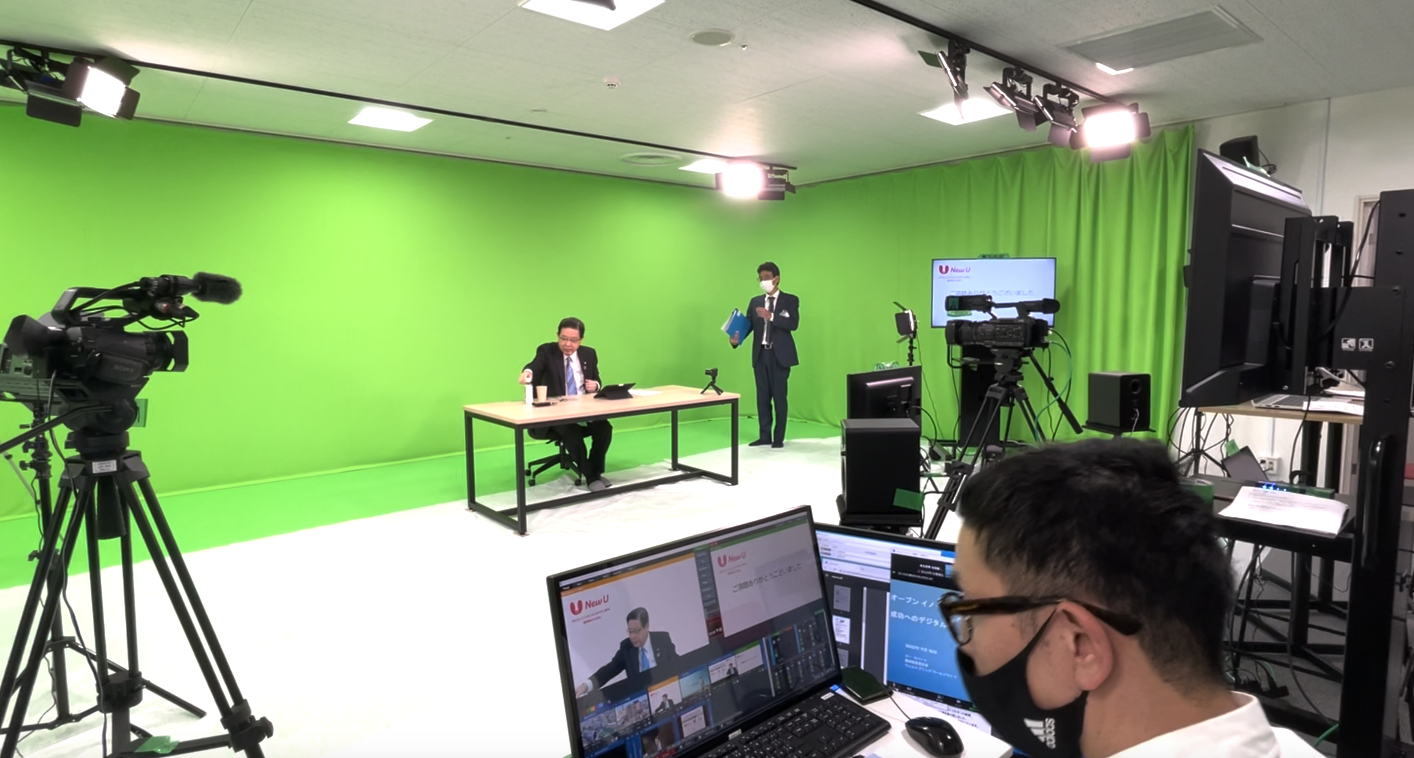 配信終了時の様子