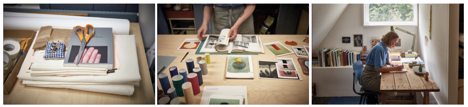 Ruth van Beekのアートワーク制作過程  Photo：Koen Hauser