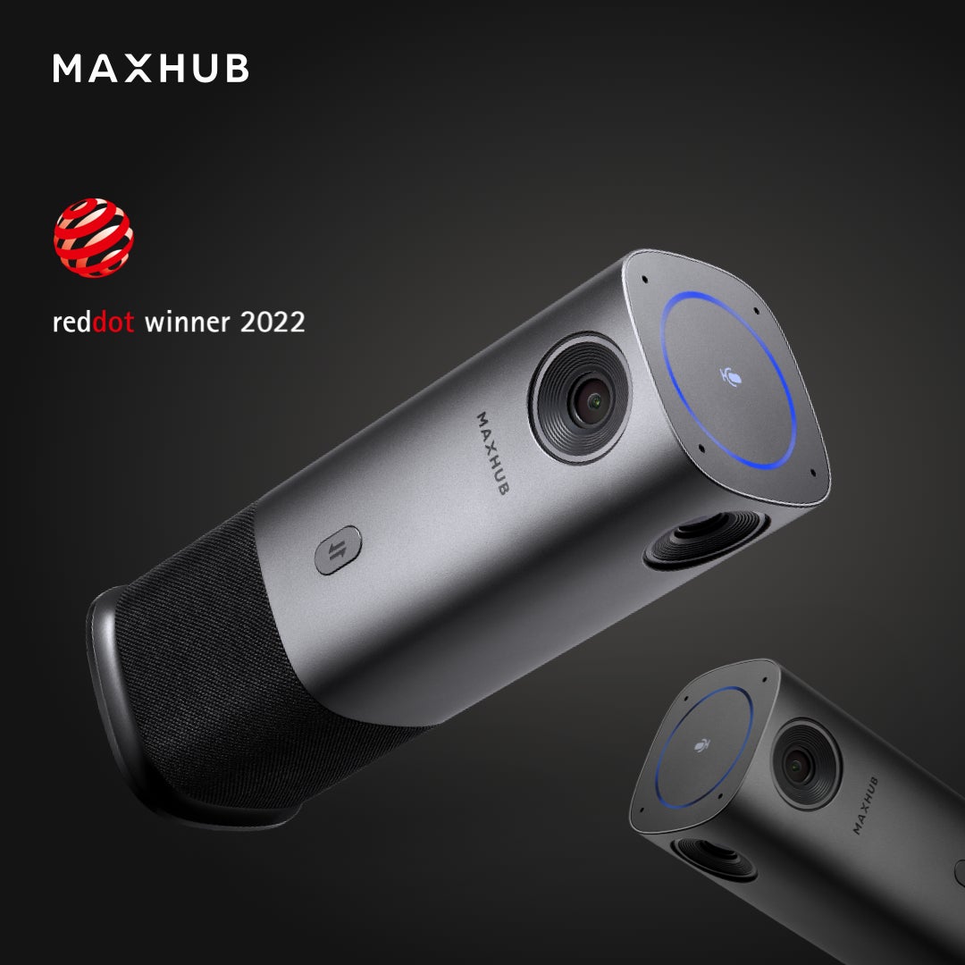 MAXHUB 360度全方位WEBカメラ「UC M40」が国際的なデザイン賞「Red Dot MAXHUB 360度全方位WEBカメラ「UC M40」が国際的なデザイン賞「Red Dot