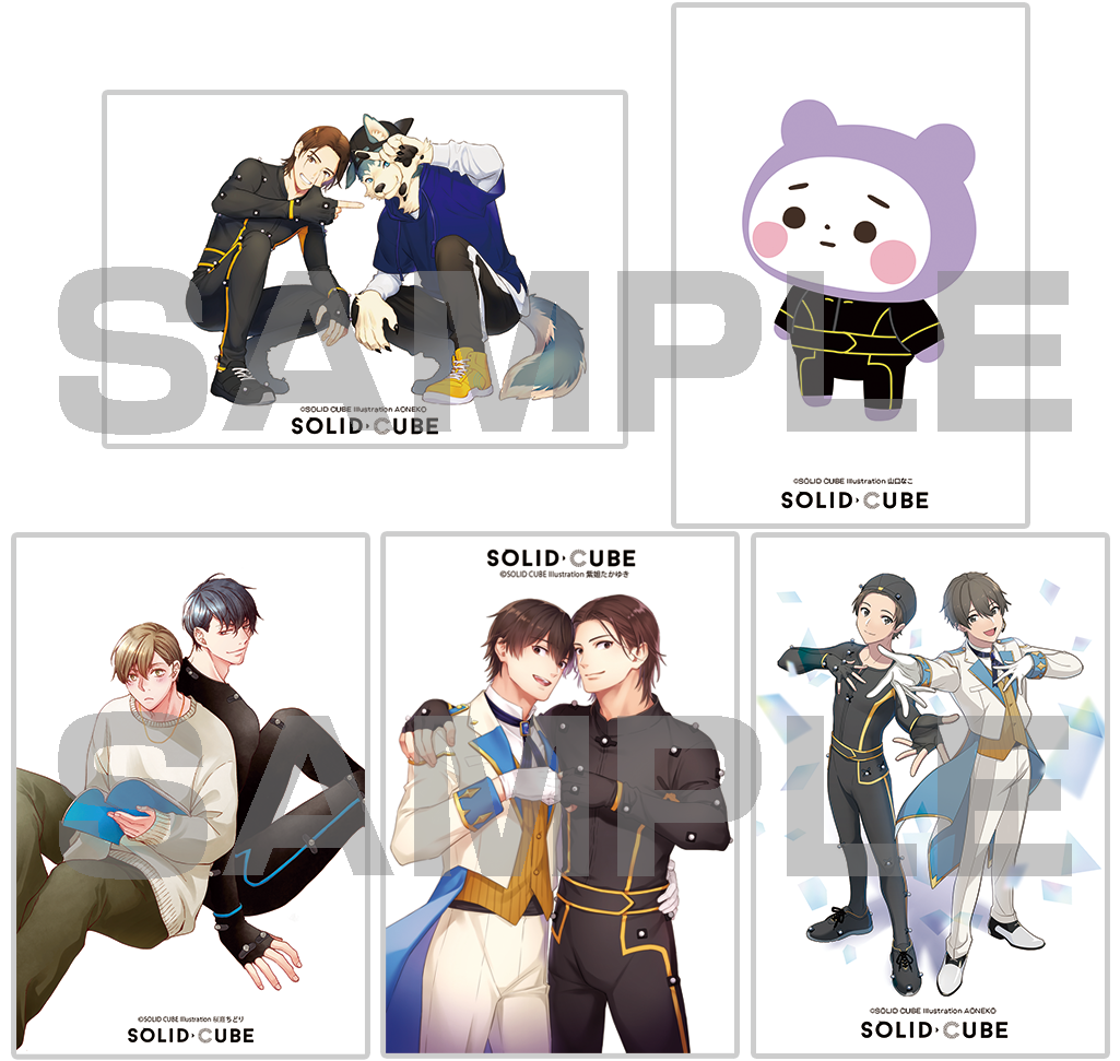 SOLID CUBEポストカード5枚セット