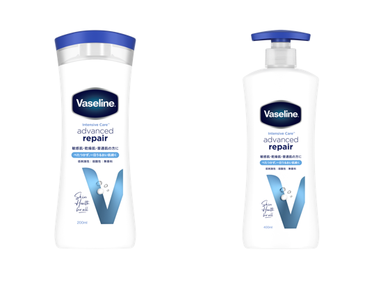 Vaseline　アドバンスドリペア　ボディローション　ボディ用ミルク Amazon | 国内正規品・リニューアル品 Vaseline(ヴァセリン