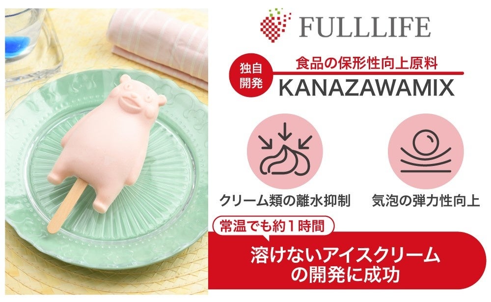 溶けにくい 360度立体フィギュアアイスクリーム が誕生 Fulllife株式会社のプレスリリース