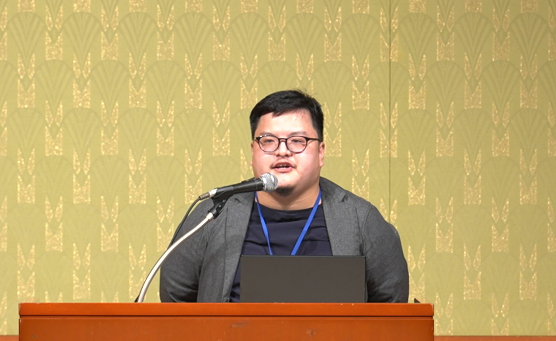 ​＜事例紹介としてご登壇された株式会社マイナビ アルバイト情報事業本部 事業推進統括本部 事業推進部 人材育成課 課長 籏持氏＞