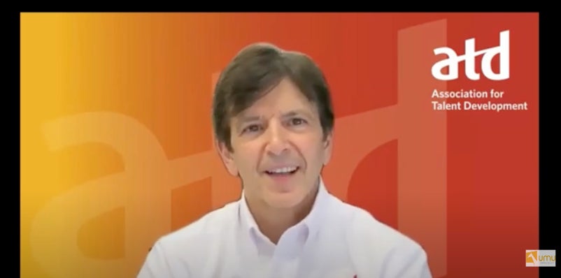 <登壇の様子|ATD会長兼CEO Tony Bingham氏>