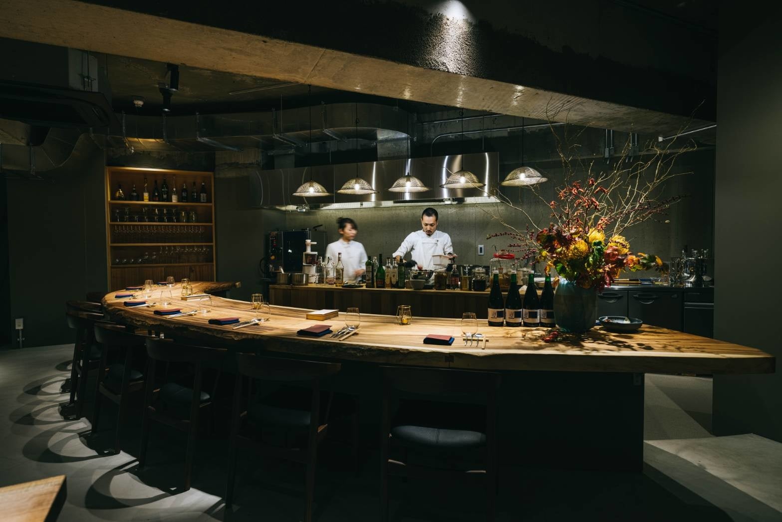 「Fusible」（神戸市中央区） シェフはフランスの星付きレストランで修行。昨年10月に１周年を迎えた