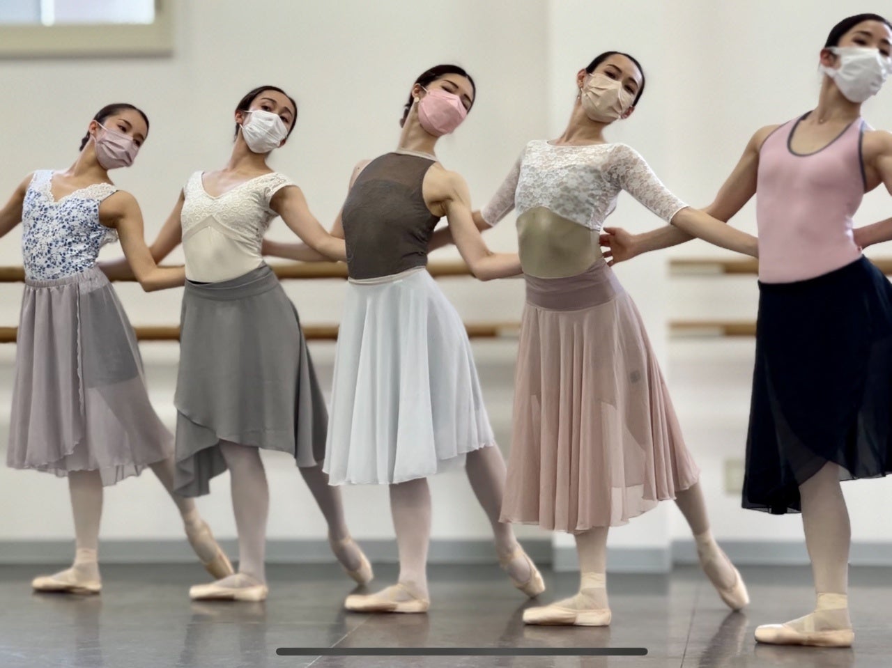 「レ・シルフィード」 リハーサルの様子（貞松・浜田バレエ団）