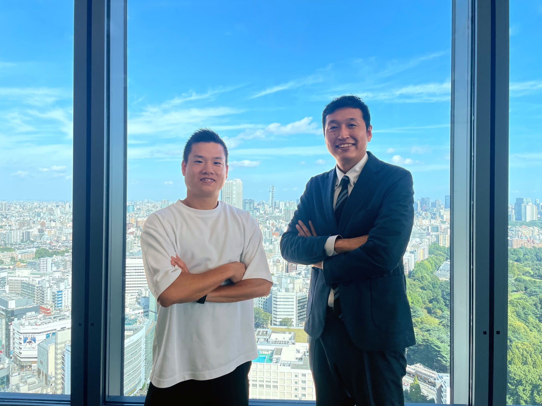 (左)安東容杜(右)黒仁田健