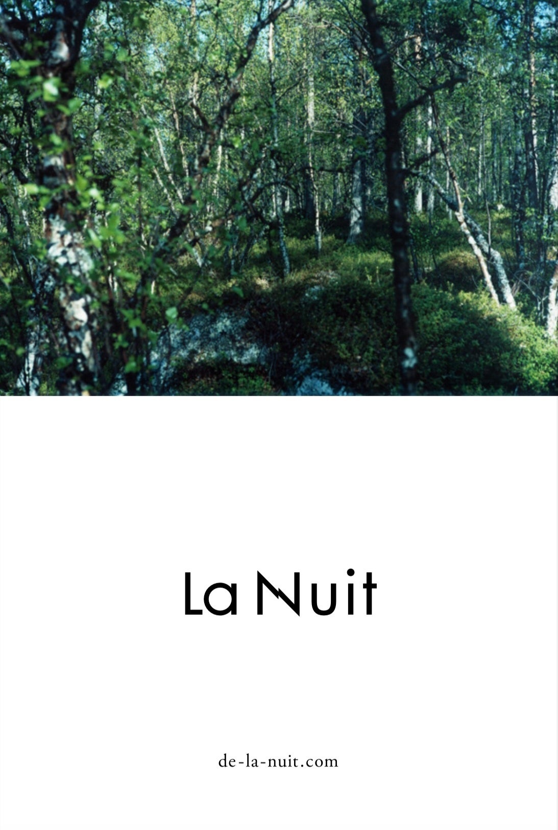 大森克己氏が「絞首台」の香りをイメージした作品を用いたメッセージカード