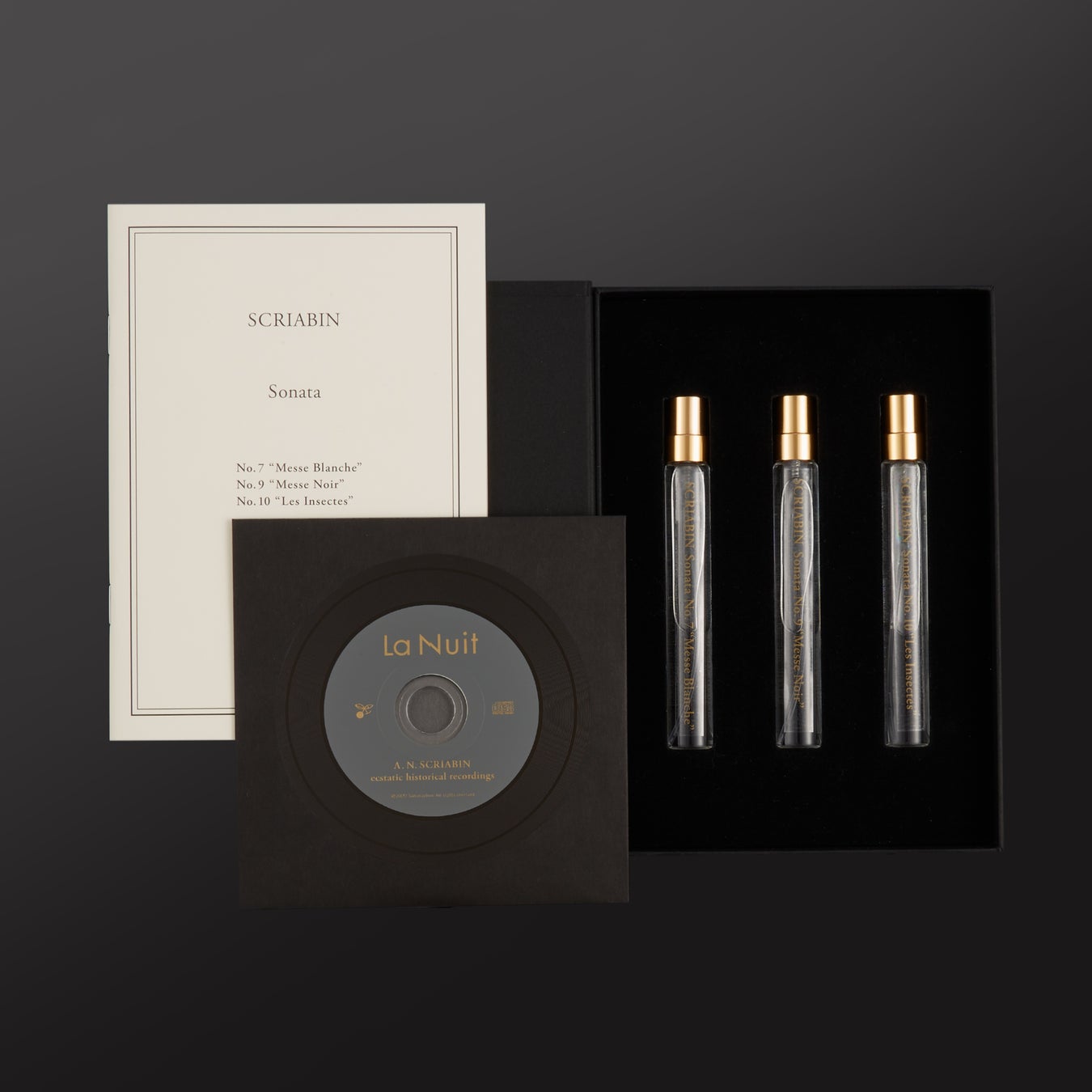 「ソナタ7番白ミサ、9番黒ミサ、10番昆虫」香水セット 税込27500円 日本製
