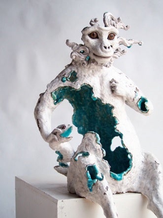 奥 直子 《ぬえ》（部分） 2021年