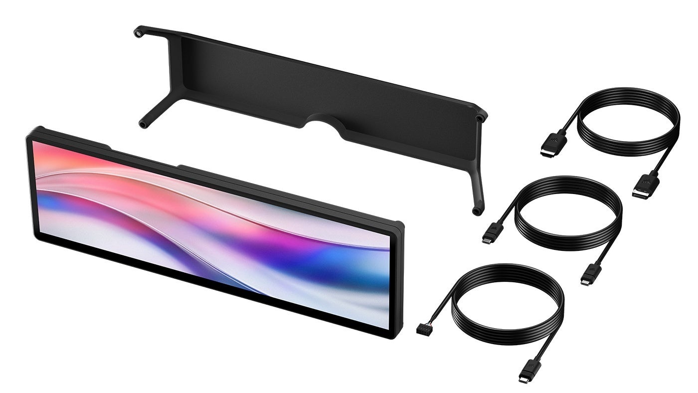 マグネットで自由に設置できる14.5インチのマルチタッチスクリーン