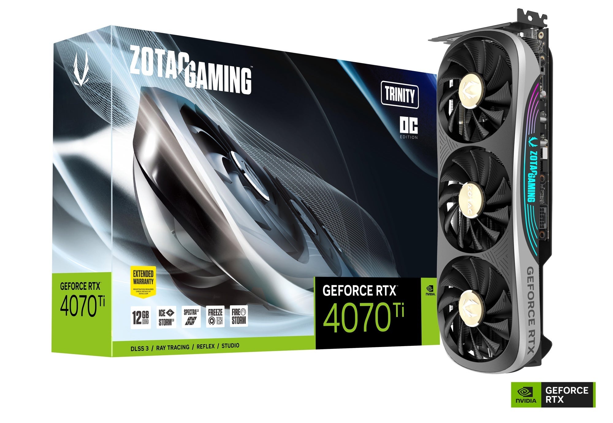 GeForce RTX 4070 Tiを搭載するZOTAC社製グラフィックボード2製品を