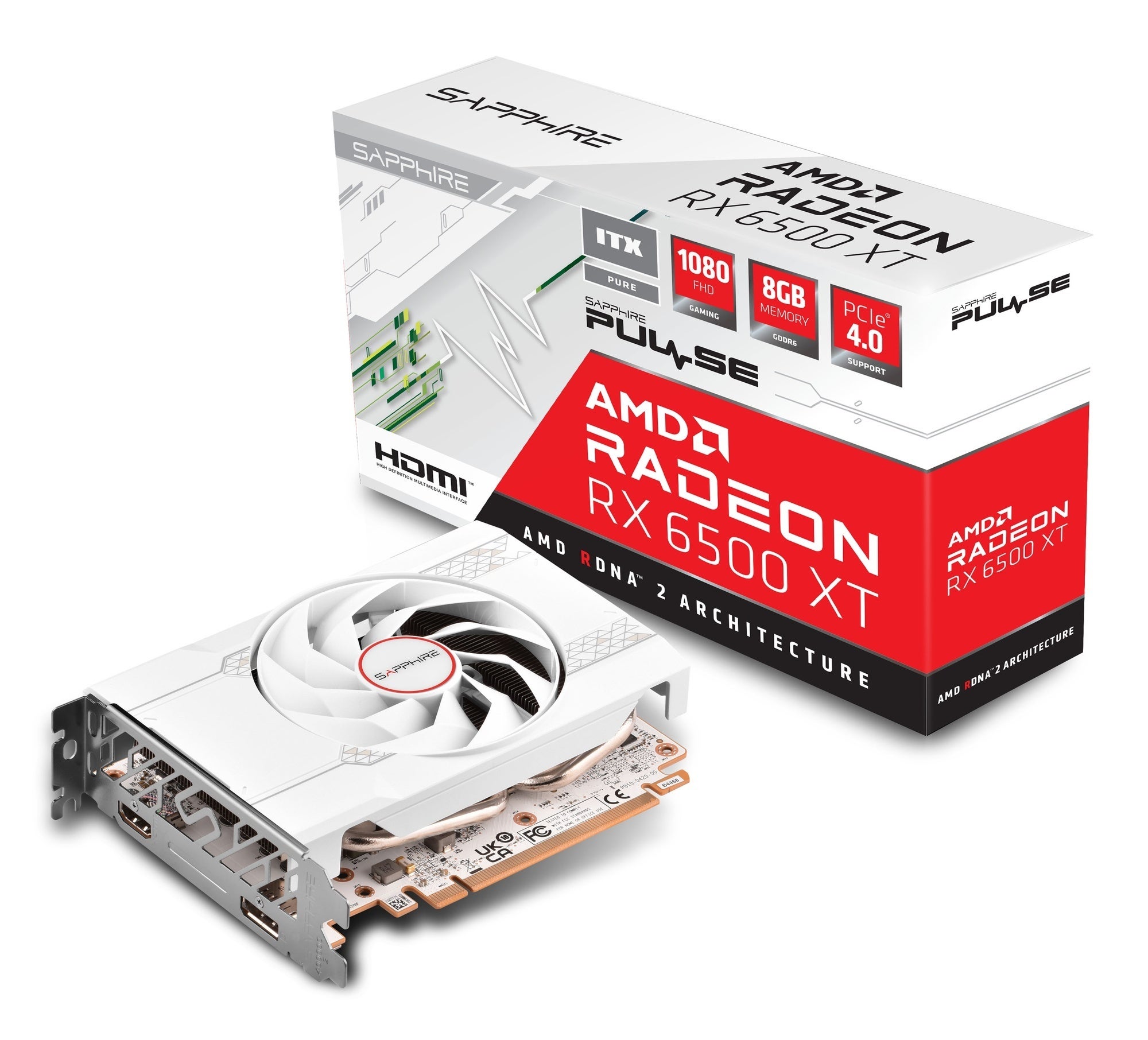 【自用】Radeon RX 6500 XT 4GB グラフィックボード Amazon | Sapphire 11314-01-20G Pulse AMD Radeon RX 6500 XT
