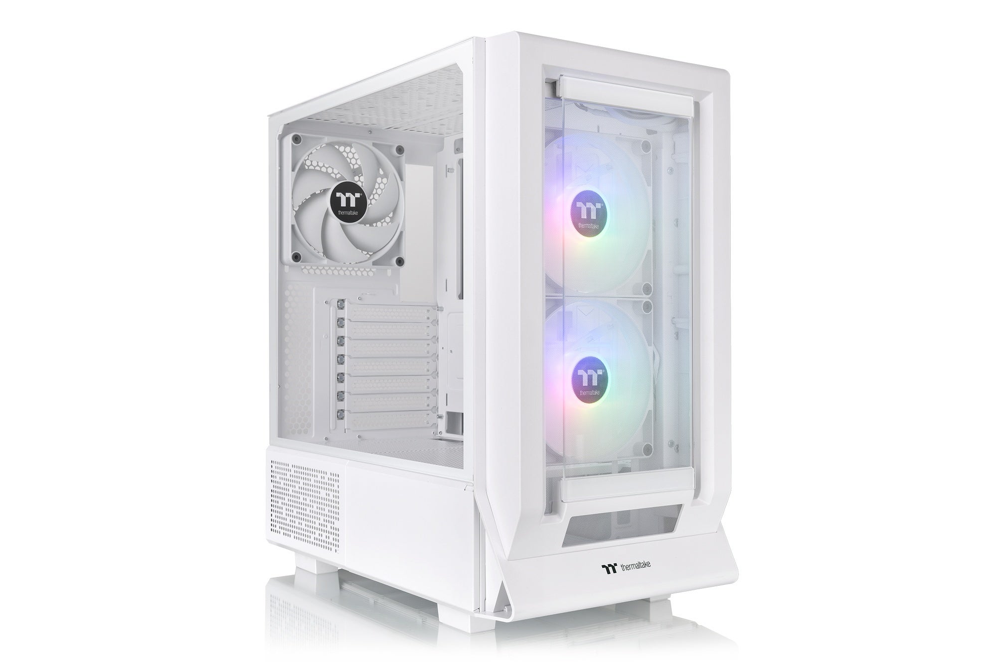 Thermaltake PCケース ホワイトand マザーボード他付属 Amazon | Thermaltake The Tower 300 Snow 3面強化ガラスパネル採用