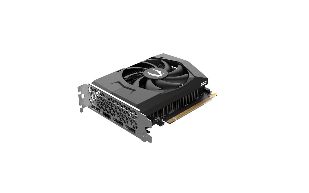 省スペースかつ4画面出力に対応したGeForce RTX 3050搭載