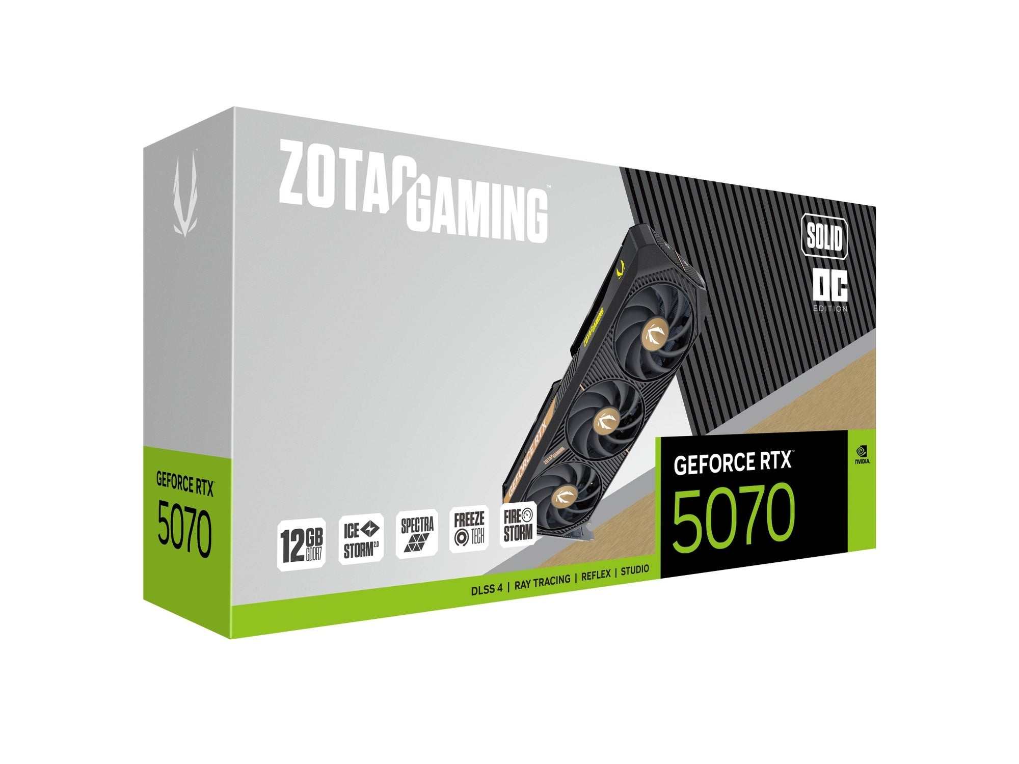 GeForce RTX 5070を搭載するZOTAC社製グラフィックボード2製品を発表