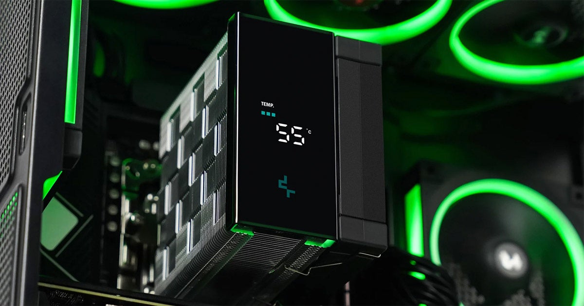 DeepCool社製、デジタルディスプレイを搭載したCPUクーラー