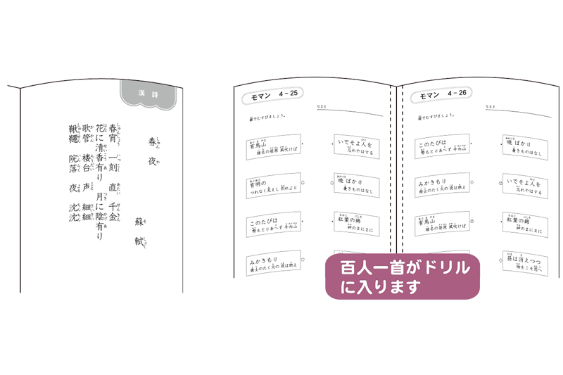 百人一首などの昔ながらのコンテンツも収録