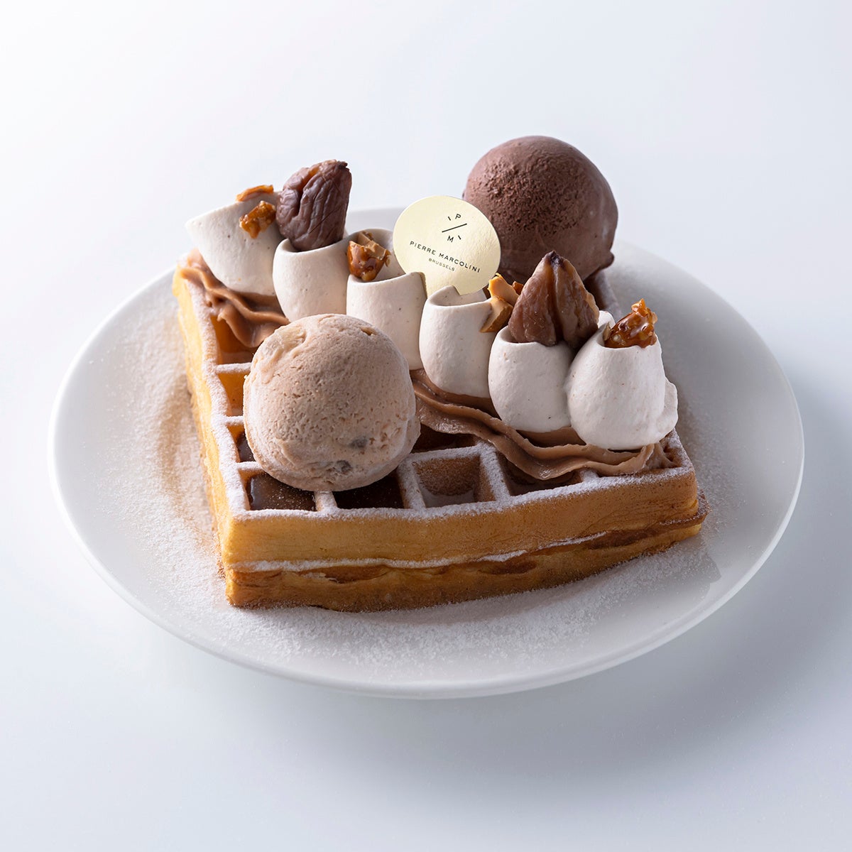 ブリュッセル ワッフル～マロン&プラリネ