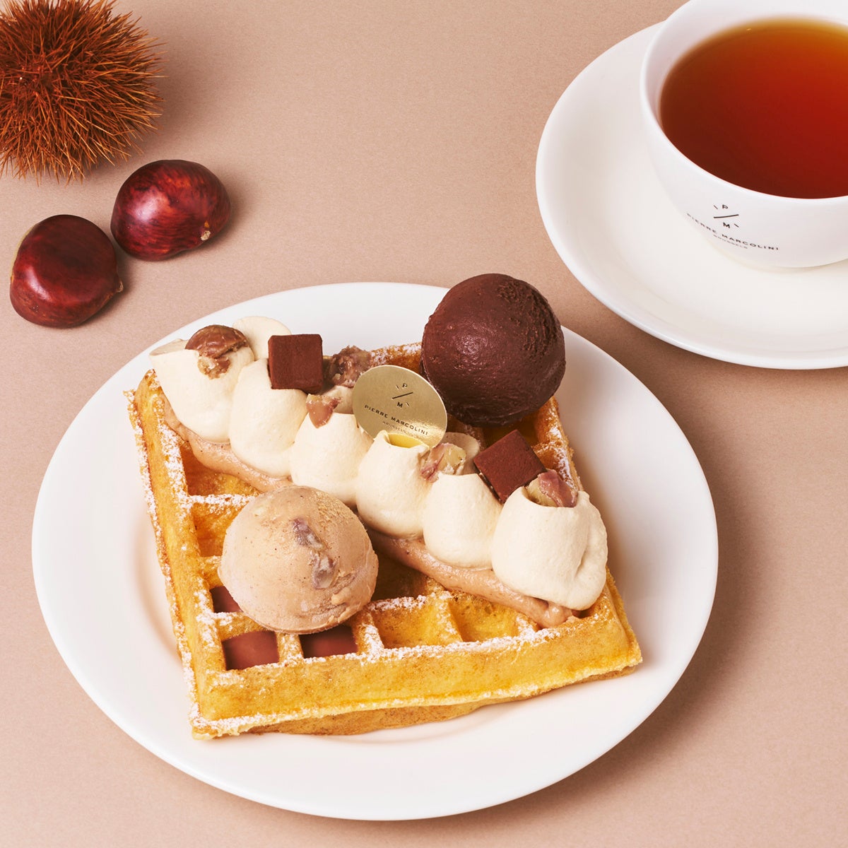 Waffle aux Marrons & Earl Grey_image