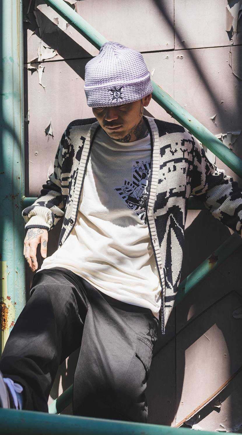 ボルコムマニア VOLCOM/ボルコム コラボ PATCH JACKET BLACK メンズ レーシング