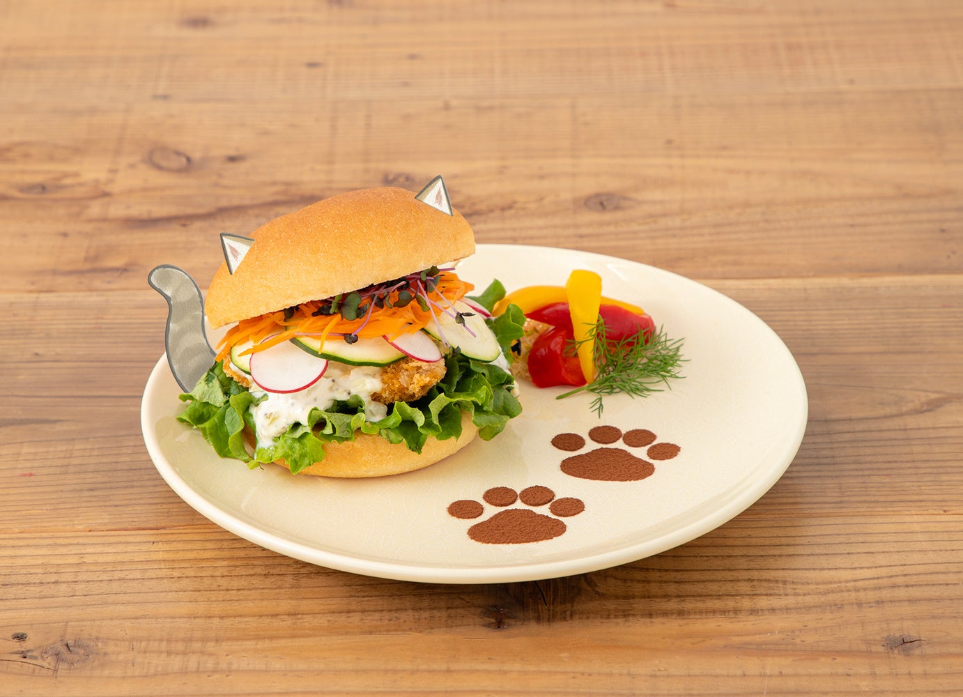 おさかにゃんバーガー