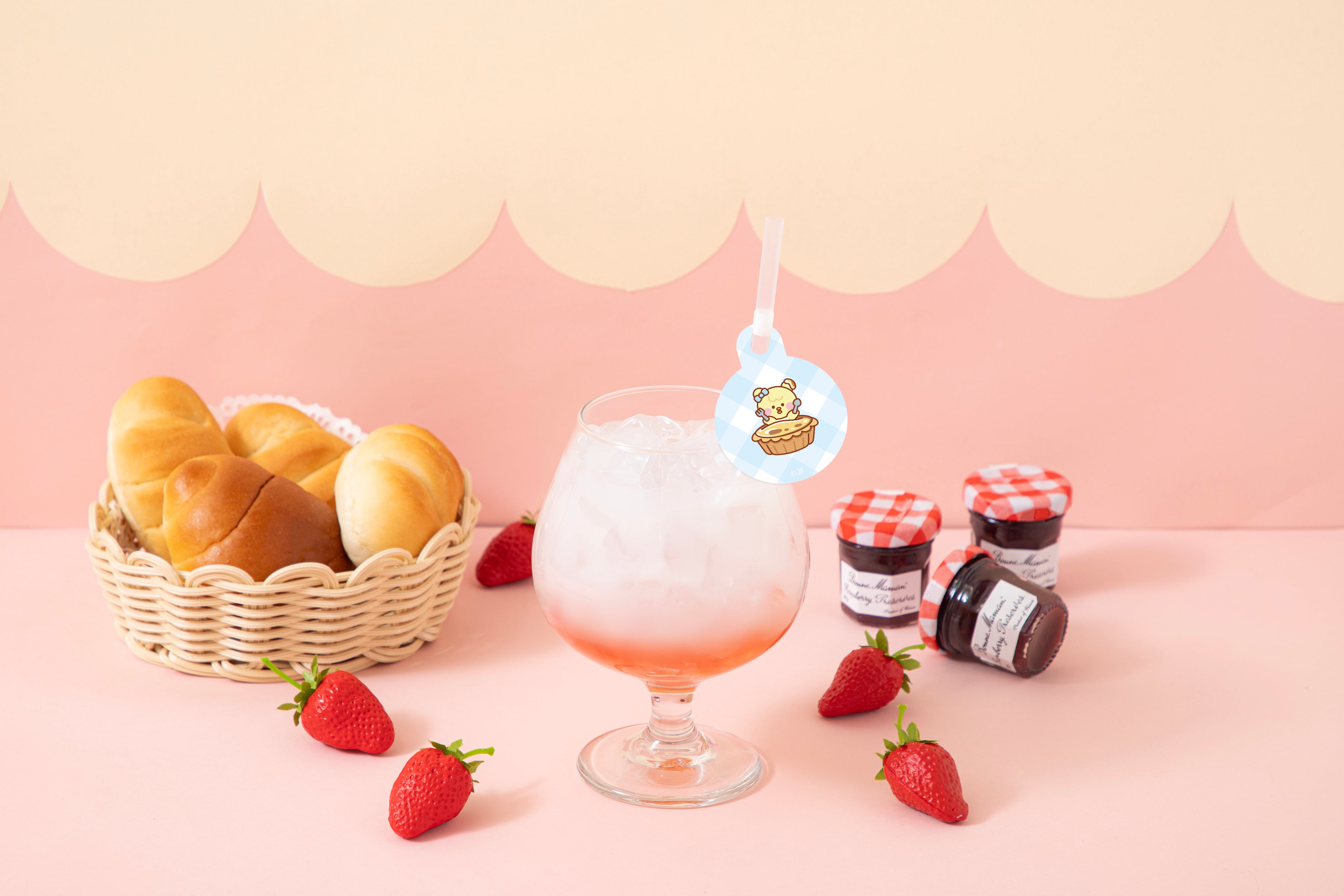 ホワイトアップルピーチドリンク