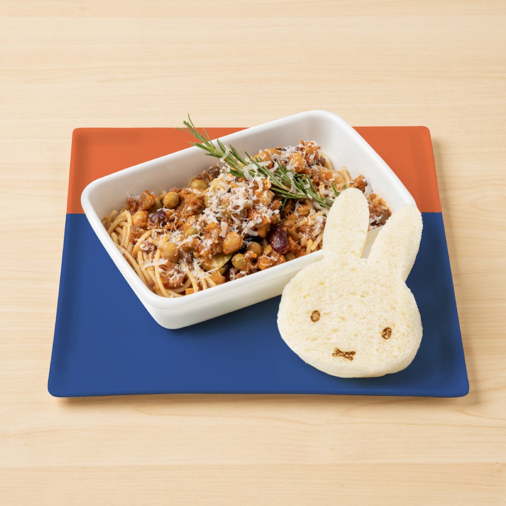 レンズ豆のボロネーゼパスタ