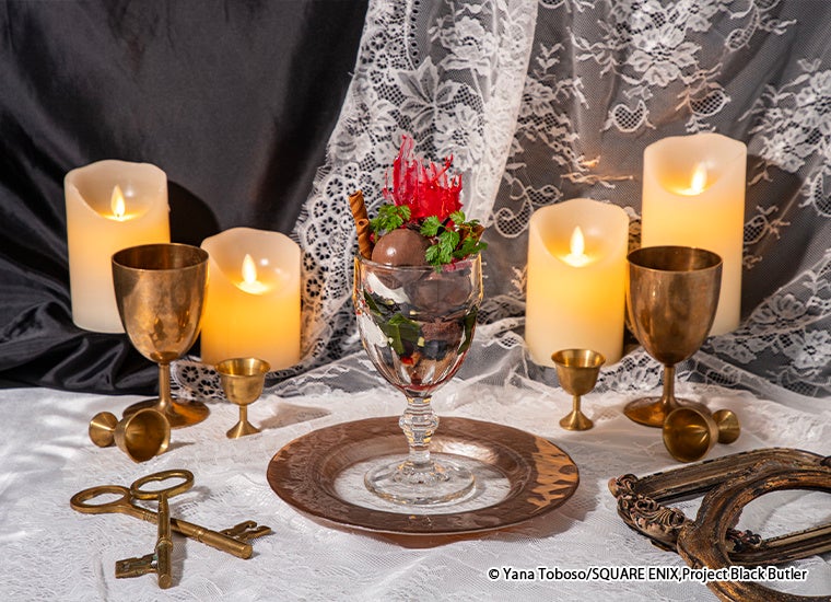 チョコ＆ベリーパフェ