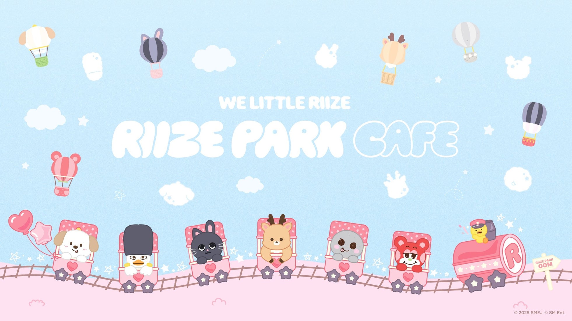 RIIZEの公式キャラクター「WE LITTLE RIIZE」初のテーマカフェが開催決定!「RIIZE PARK CAFE」期間限定オープン!!