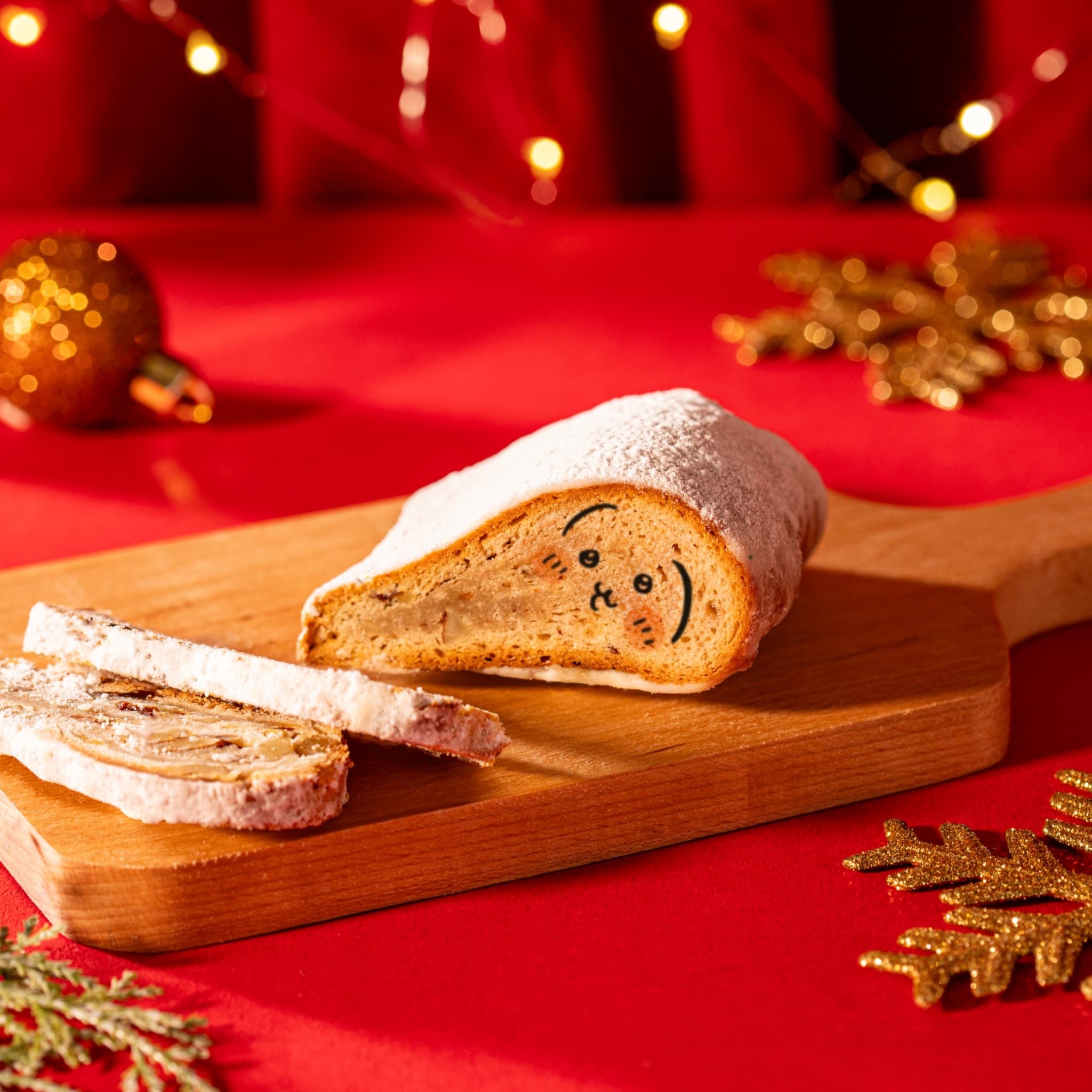 漫画を再現！うさぎがシュトーレンに！「ちいかわベーカリー」に