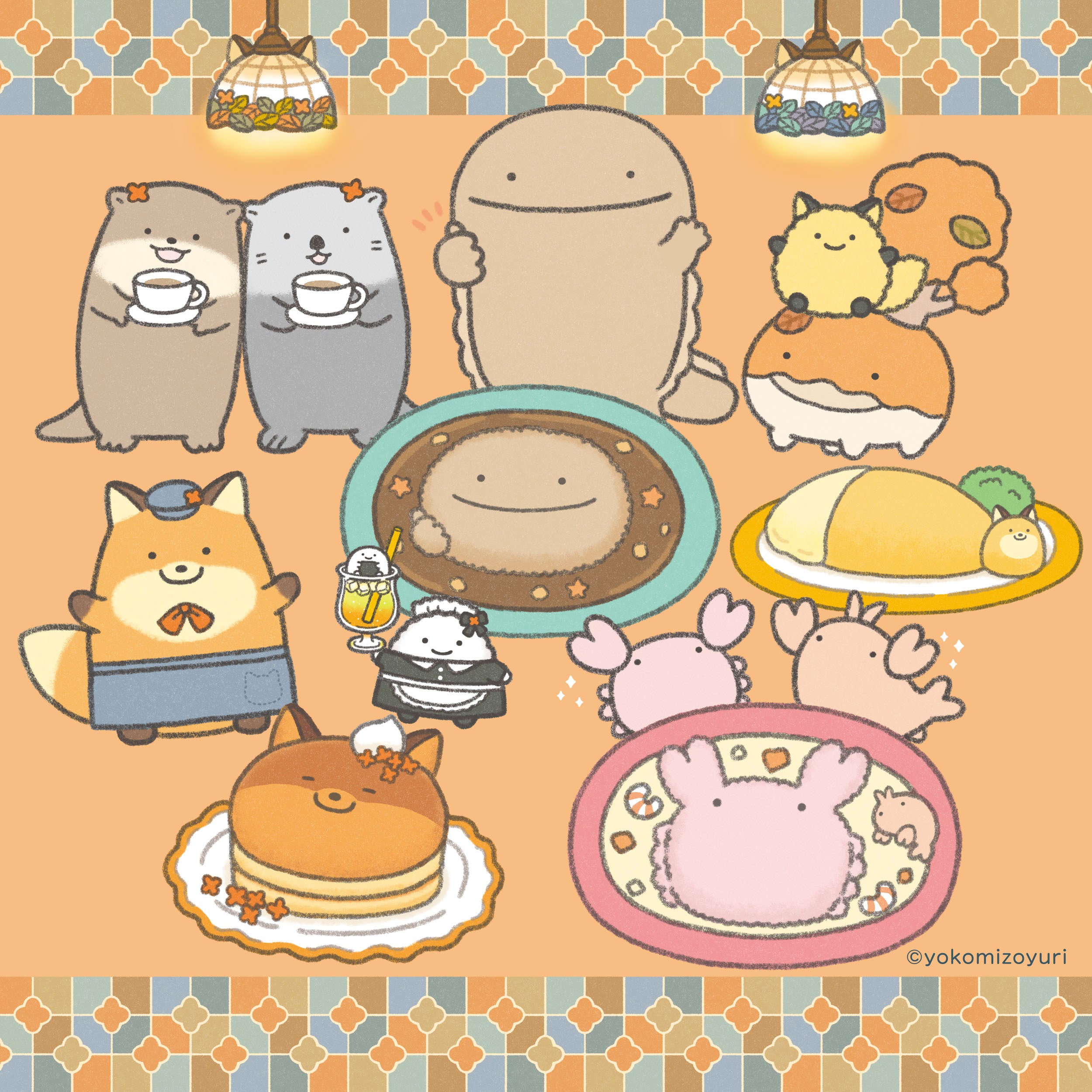 秋をテーマにした『なんでもいきもの』のテーマカフェが東京・表参道で初開催決定!「なんでもいきもの ~Cafe Nanmono~」期間限定オープン!