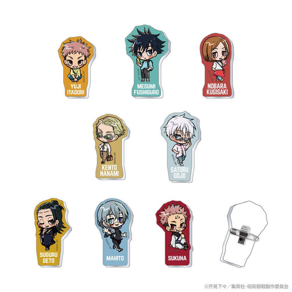 ミニキャラアクリルバッジ(ランダム8種)