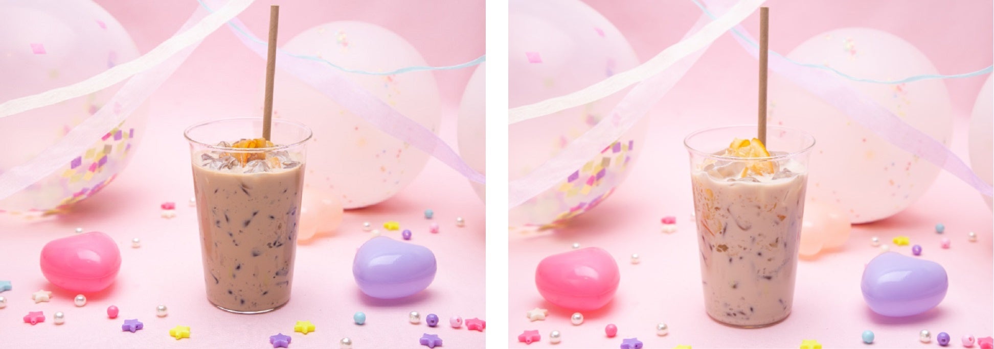 オレンジラテ、オレンジミルクティー