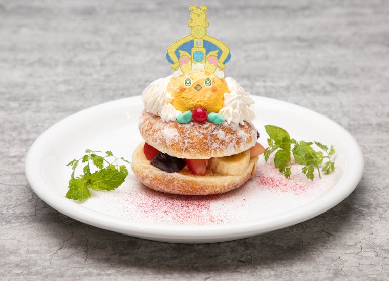 セレモ・エンペラッピーのフルーツカスタードドーナツ