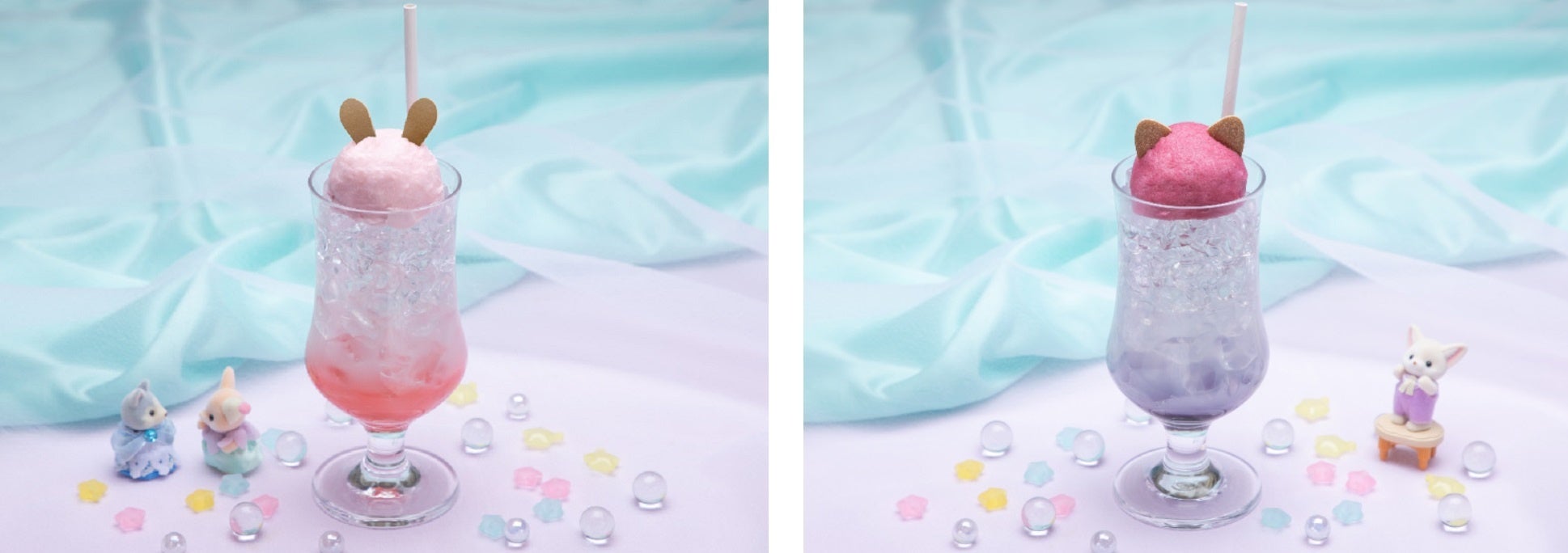 ゆめいろいちごフロート、ゆめいろぶどうフロート