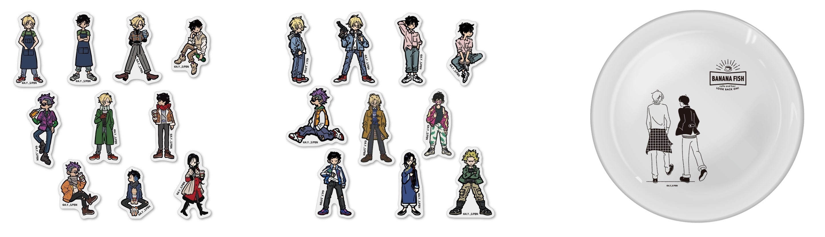 ステッカーセット（10枚入り）（全2種）、オリジナルプレ－ト